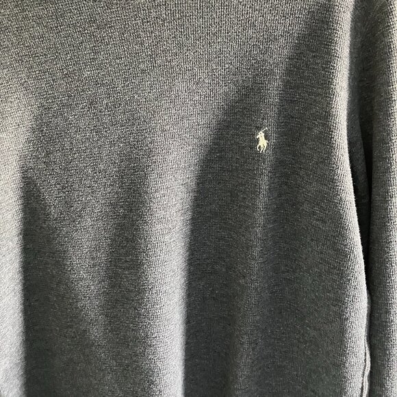 Polo Ralph Lauren Mens Shirt Men Large Gray Waffle Thermal Large. - Picture 4 of 11